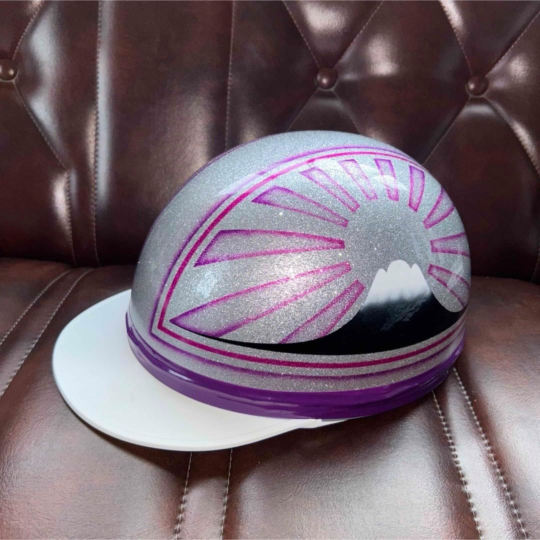 7色ラメ　ファイヤーパターン　ぼかし　カスタムコルク半　三つボタン 7色ラメ ファイヤー 三つボタン ぼかし カスタムコルク半 - メルカリ